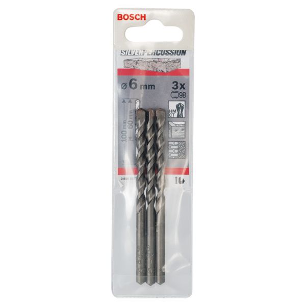 Concrete drill bit CYL-3 6 x 60 x 100 mm, d 5,5 mm image 1