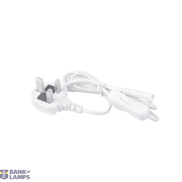 SYLDUO PLUG UK SWITCH 1,5M WHITE image 1
