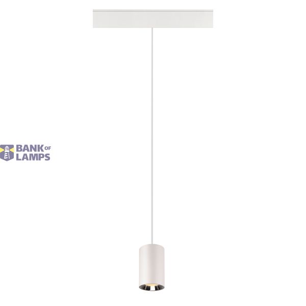 NUMINOS® XS 48V TRACK DALI, pendant light, white / chrome, 8.7W, 730lm, 3000K, CRI90, 20° image 3