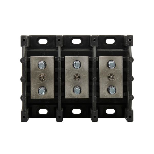 Terminal block, low voltage, 250 A, AC 600 V, DC 600 V, 3P, UL image 1
