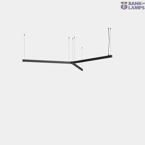 Lineal lighting system Apex "Y" Pendant 60.3W LED warm-white 3000K CRI 90 ON-OFF White IP20 4689lm image 1