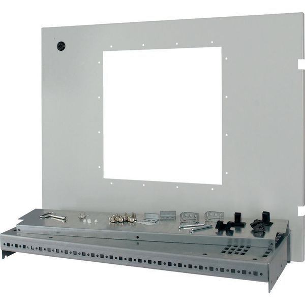 XMIX40F08D Mounting kit: IZMX40, fixed mounted design, W=800mm, grey image 4