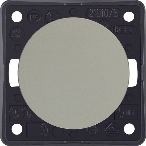 Change-over switch, Integro - Design Flow/Pure, stainless steel matt,  image 1