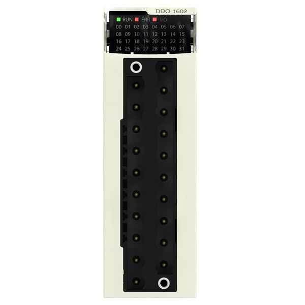 discrete output module X80 - 16 O - solid state - 24 V DC - severe image 1