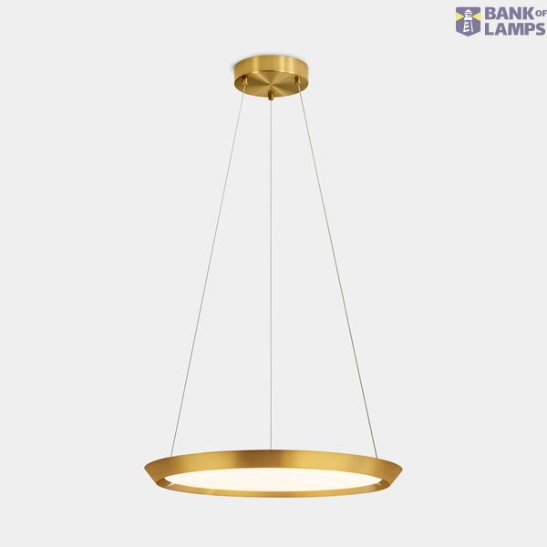 Pendant Saturn Ø600 LED 40W 2344lm 2700K Brass image 1