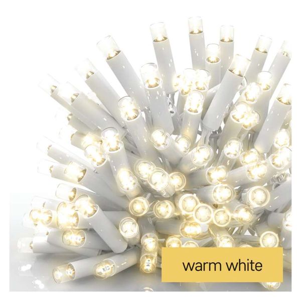 Profi LED Connecting Chain White, 10 m, Outdoor and Indoor, Warm White image 1