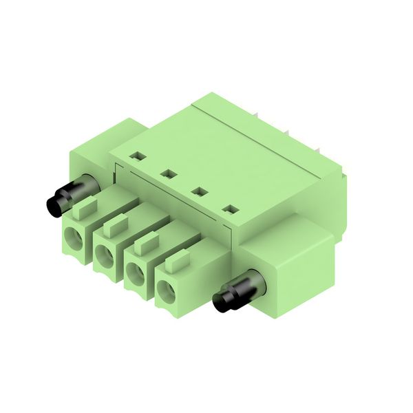 PCB plug-in connector, female plug, 3.81 mm, Number of poles: 4, 180°, PUSH IN with actuator, Clamping range, max. : 1.5 mm², Box image 2
