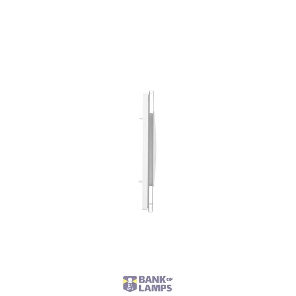 Cover for single socket outlet with earthing, antibacterial white image 1