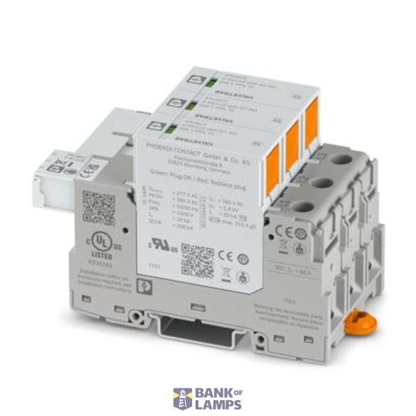 VAL-US-SPP-277/50/3+0-R - Surge protection device image 1