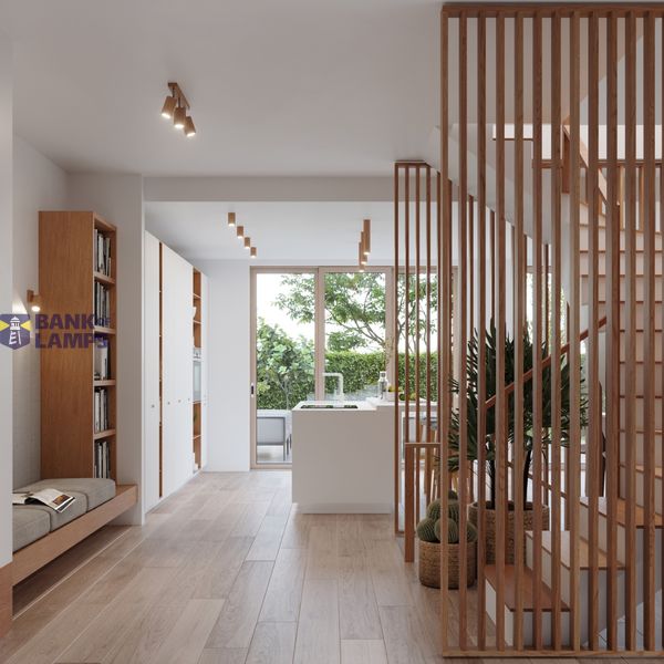 WALL LAMP ZEKE OAK GU10 1X40W IP20 image 4