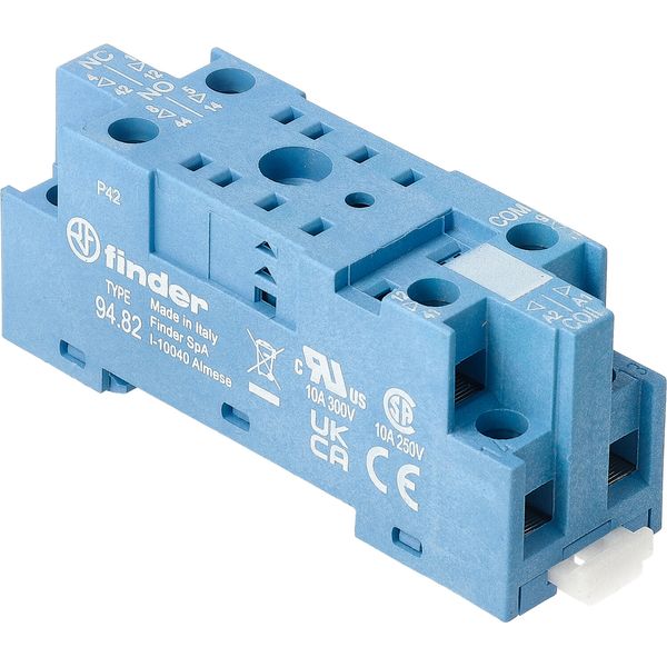 Screw socket blue for 35mm.rail, 55.32, 85.02 mod.99.01 (94.82) image 4