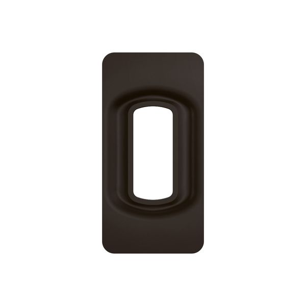 PLATE 1/2 GANG MAT BLACK image 4