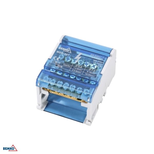 MODULAR DISTRIBUTION BLOCK 28 4x7 (5x5,3mm + 2x7,5mm) image 1