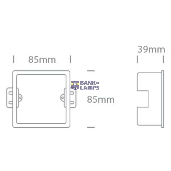 WALL RECESSED BOX FOR 68006N/68000B image 2