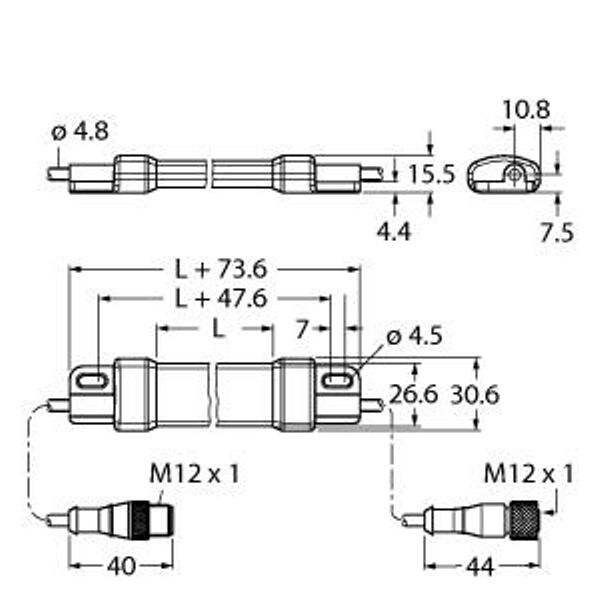 LED Linear Light In the Plastic Housing   WLS15CWW0500DSQP image 1