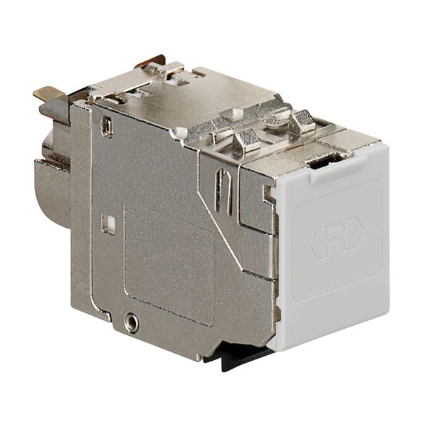 Universal module Cat.8.1/Class I, shielded, suitable for standard keystone cutouts image 1