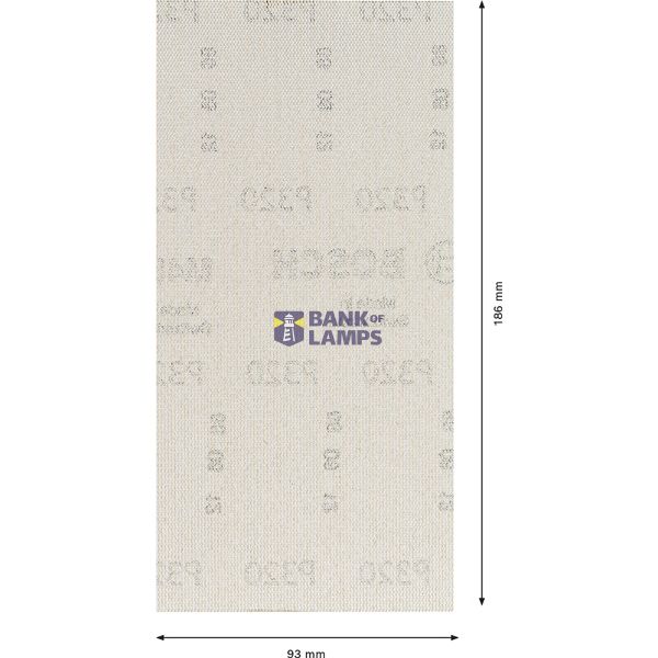 EXPERT M48 Sanding Net for Orbital Sanders 93 x 186 mm, G 32, 1-pc image 2