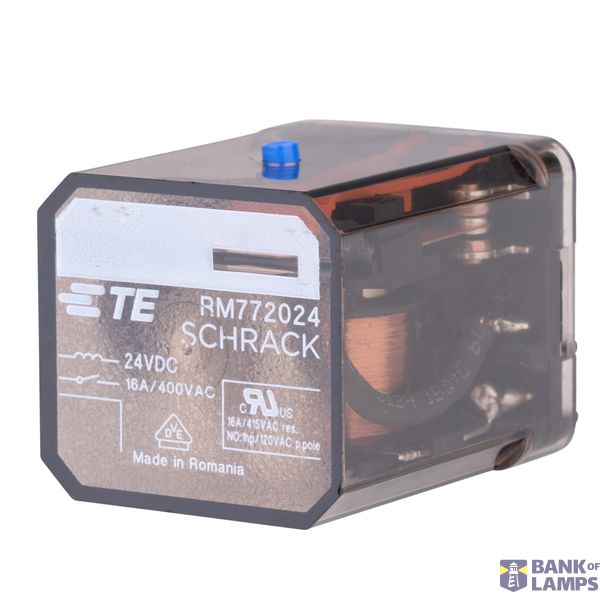 Power Relay 3 C/O 24VDC 16A, plain cover, AMP Faston 187 image 7