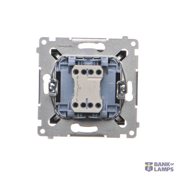 Single IT socket RJ45, category 5e, (module), black matt image 1