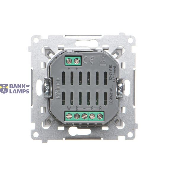 R-TV-SAT pass through aerial socket, (module), Simon 24, IP20/IP44, white image 1