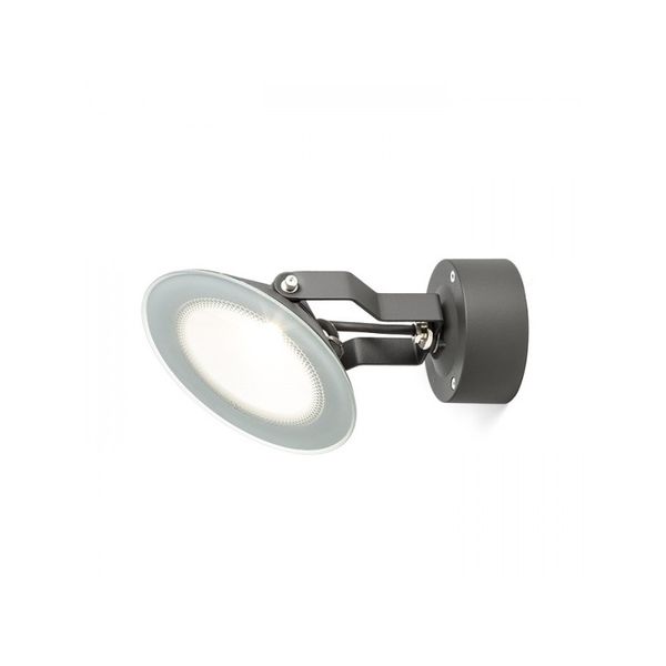 FOX outdoor reflector anthracite grey 230V LED 9W 120° IP65 3000K image 1