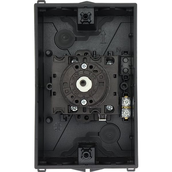 T3-3-15683/I2/SVB-SW Main switch, T3, 32 A, surface mounting, 3 contact unit(s), 3 pole, 2 N/O, 1 N/C, STOP function, With black rotary handle and locking ring, Lockable i image 5