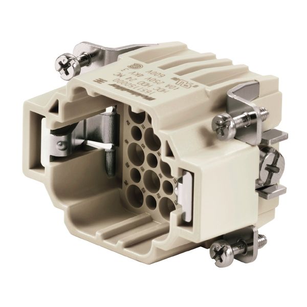 HDC insert, Male, 250 V, 10 A, Number of poles: 24, Crimp connection, Size: 3 image 1