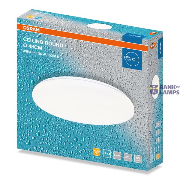 CEILING ROUND 36W 830 IP44 OSRAM image 1