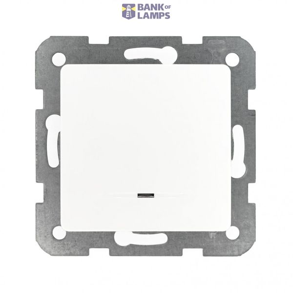 Linnera-Rollina Q C Illuminated Switch White image 1