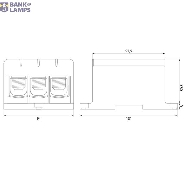 WLZ35/3x240/s pass-through connector image 2