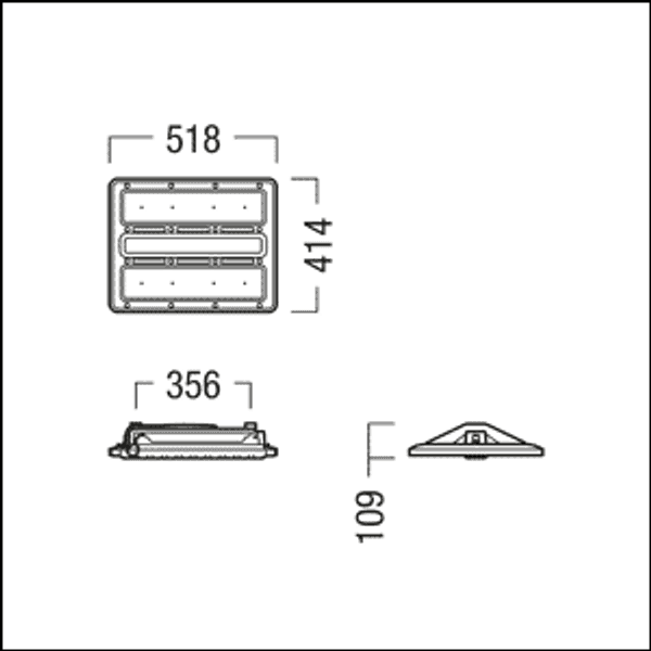 CR2PL M10K-840 PC WB LDO WH - LED high-bay luminaire image 2