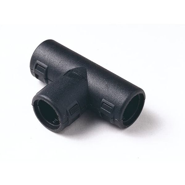 T211016/BL HINGED T-PIECE 21X10X16 BLK image 1
