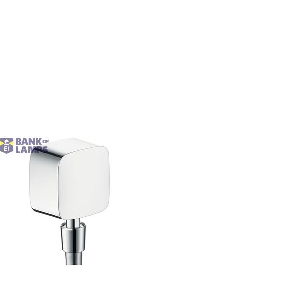 Fixfit shower elbow, chrome image 1