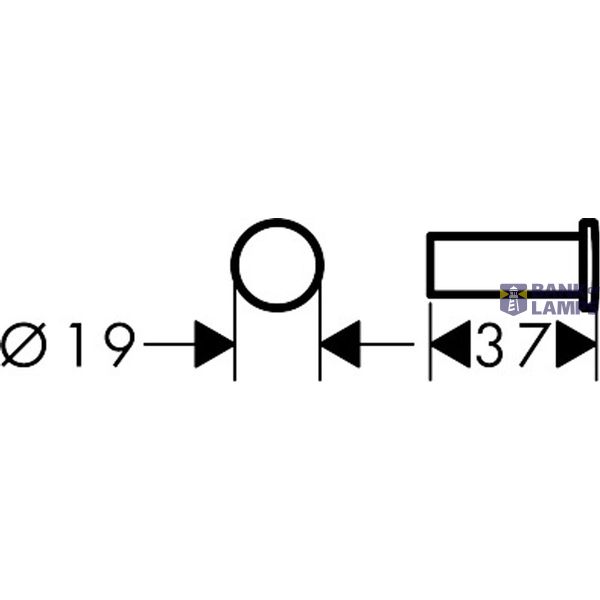 Logis Universa hook, chrome image 1