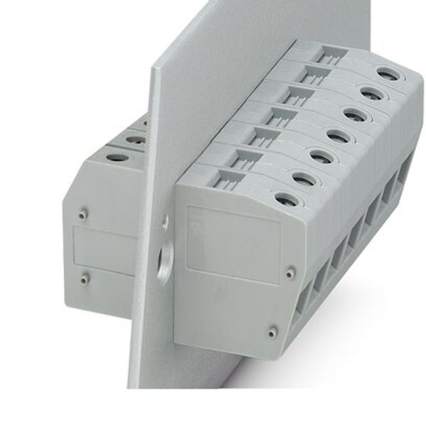 HDFK 16 GNYE - Panel feed-through terminal block image 1