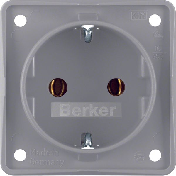 SCHUKO socket outlet, with plug-in terminals, Integro module inserts,  image 1