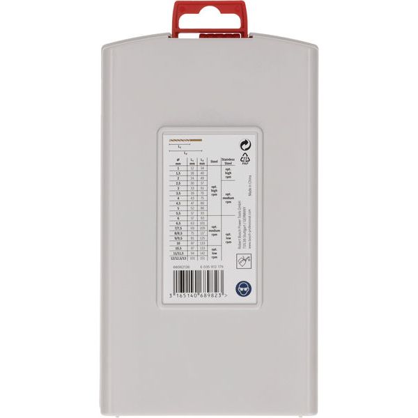 25-piece ProBox metal drill bit set HSS-Co, DIN 338 (cobalt alloy) 1 - 13 mm 25 pcs. image 1