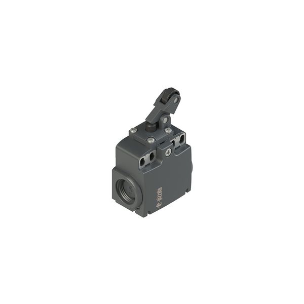 Position switch with one-way roller with external parts in stainless steel image 1