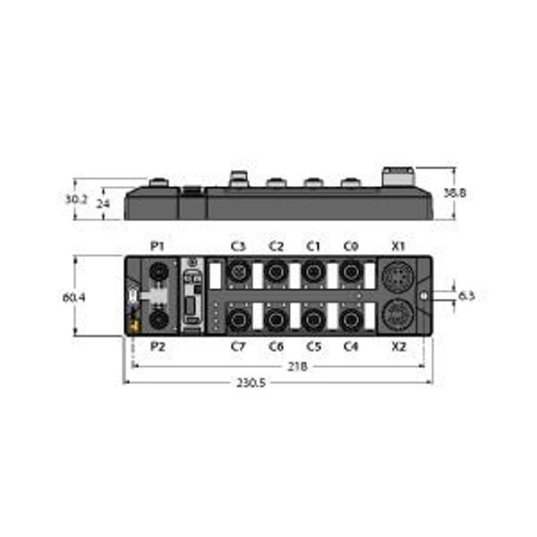 Compact PLC in IP67 CODESYS V3   TBEN-L5-PLC-10 image 1
