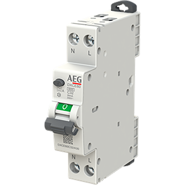 Compact residual current circuit breaker 1P+N C-Char. 32A, 30mA image 1