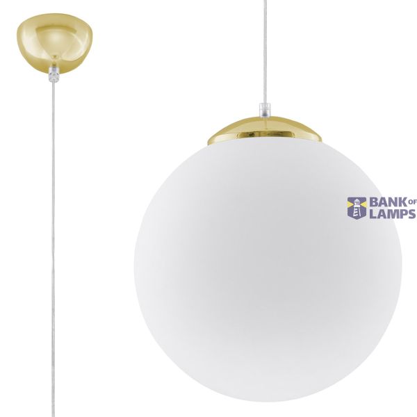 HANGING LAMP UGO 30 GOLD E27 1X60W IP20 image 3