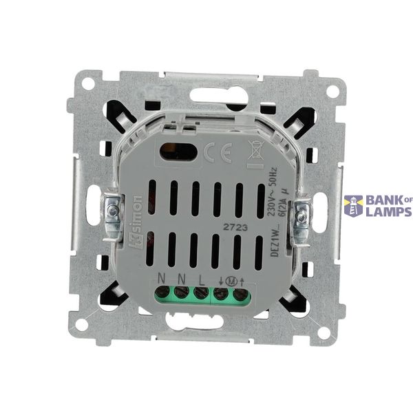 Quadruple socket outlet with SCHUKO earthing and shutters - IP44 version - transparent flap, 16A, quick connection, dark grey image 1