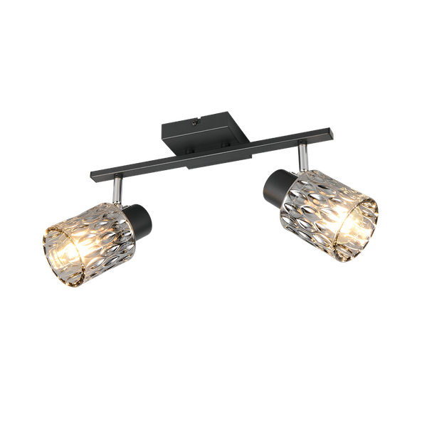 Jack spotlight 2-pc E27 matt black image 1