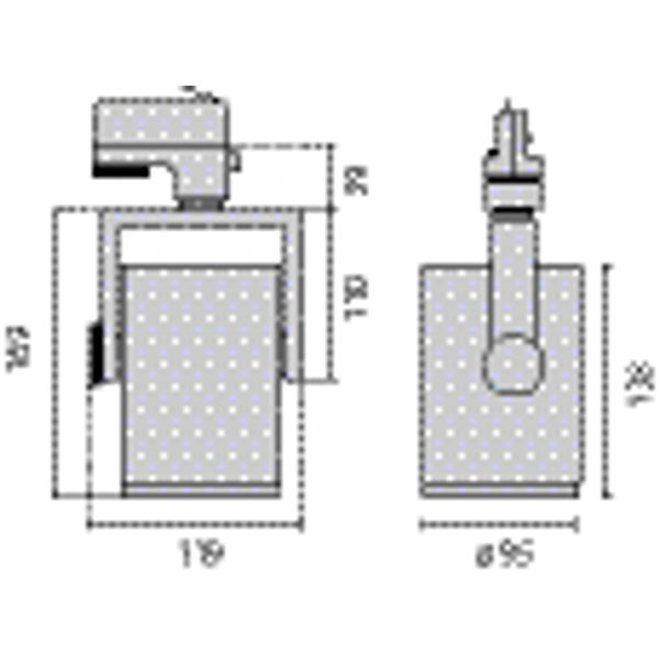 AS425 LED 20W SPOT 3000K BLACK image 6