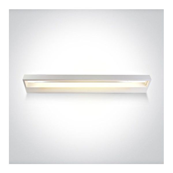 38010B/W/V WHITE WALL LIGHT CCTV 23W IP20 230V image 1