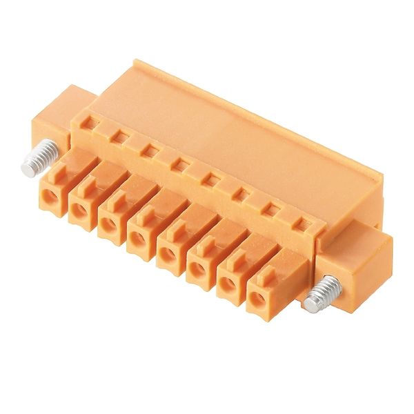 PCB plug-in connector, female plug, 3.81 mm, Number of poles: 8, 270°, Clamping yoke connection, Clamping range, max. : 1.5 mm², Box image 4