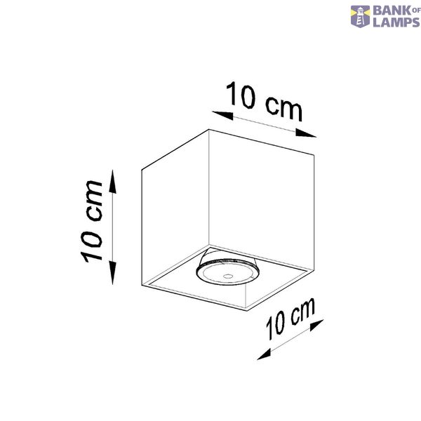 SPOT QUAD 1 BLACK GU10 1X40W IP20 image 6