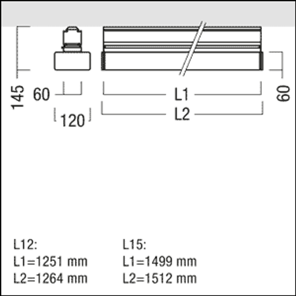 ECOOS2 3500-940 TEC L12 MPO EVG WH - Luminaire with TECTON connection image 2