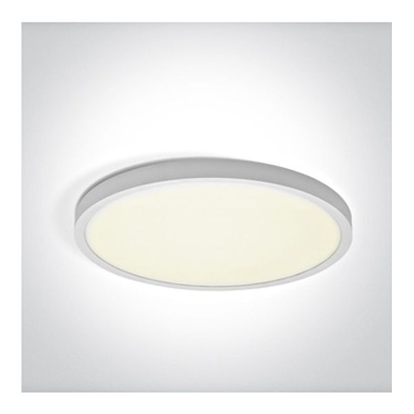 62006B/W/V WHITE PLAFO 32W CCTV IP20 230V image 1