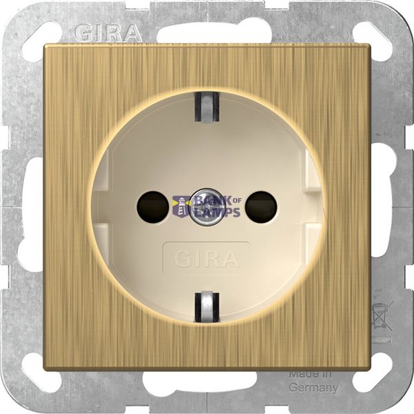 SCHUKO System 55 bronze/cr.white image 1